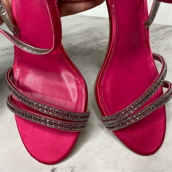 Sam Edelman Daisie Fuchsia Stiletto Heeled Sandal Pump 9 1/2 - Picture 9 of 15